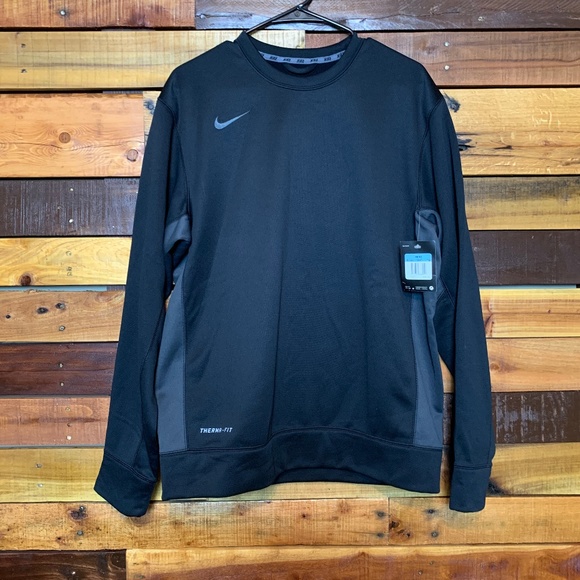 Nike Other - Nike Team Knockout Crew Pullover - Black and Gray